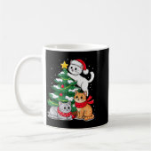 Christmas Tree Cats Xmas Kaffeetasse (Links)