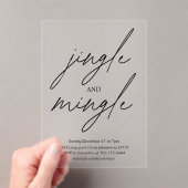 "Christmas Tree Christmas Party | Festive Holiday Acryleinladungen (Insitu (Handheld))