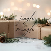 "Christmas Tree Christmas Party | Festive Holiday Acryleinladungen