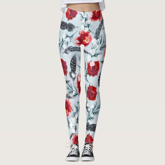 Christmas Tree Clip Art Leggings (Vorderseite)