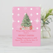 Christmas Tree Corporate Office Event Einladung (Stehend Vorderseite)