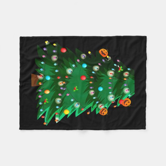 Christmas Tree Costume Idea For Adults & Chris Fleecedecke (Vorderseite (Horizontal))