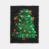 Christmas Tree Costume Idea For Adults &amp; Chris Fleecedecke (Vorderseite)