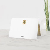 Christmas Tree Country Traditional Greeting Feiertagskarte (Rückseite)