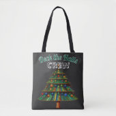 Christmas Tree Deck the Halls Crew Tasche (Vorderseite)
