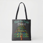 Christmas Tree Deck the Halls Crew Tasche (Vorderseite)