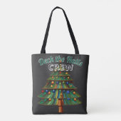 Christmas Tree Deck the Halls Crew Tasche (Rückseite)