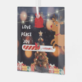 Christmas tree decorations ornament aus glas (Vorderseite links)