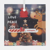 Christmas tree decorations ornament aus glas (Vorderseite)