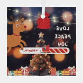 Christmas tree decorations ornament aus glas (Rückseite)