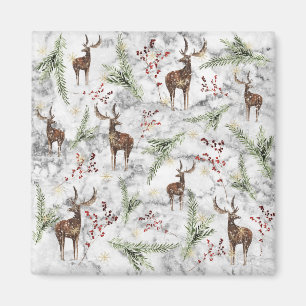 Christmas Tree Dot Art Magnet