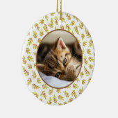 Christmas Tree Editable Pet Photo Decoration Keramik Ornament (Rechts)