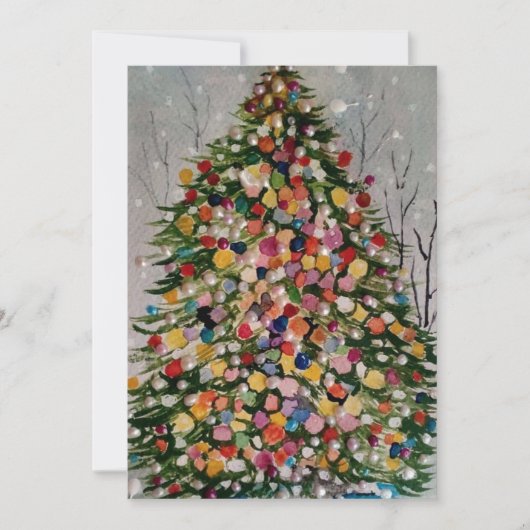 CHRISTMAS TREE EINLADUNG (Vorderseite)