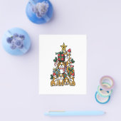 Christmas Tree English Bulldog Dog Long Sleeve Flyer (Einzeln)