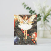 Christmas Tree Fairy Feiertagskarte (Stehend Vorderseite)