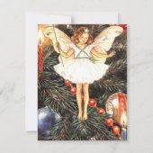 Christmas Tree Fairy Feiertagskarte (Vorderseite)