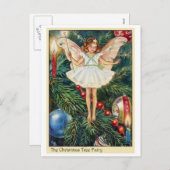 Christmas Tree Fairy Feiertagspostkarte (Vorne/Hinten)