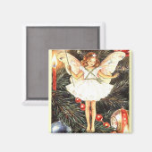 Christmas Tree Fairy Magnet (Vorderseite/Rückseite)