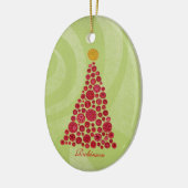 Christmas Tree Family Name Ornament Keepsake (Links)