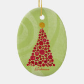 Christmas Tree Family Name Ornament Keepsake (Hinten)