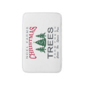 CHRISTMAS TREE FARM BADEMATTE (Vorderseite Vertikal)