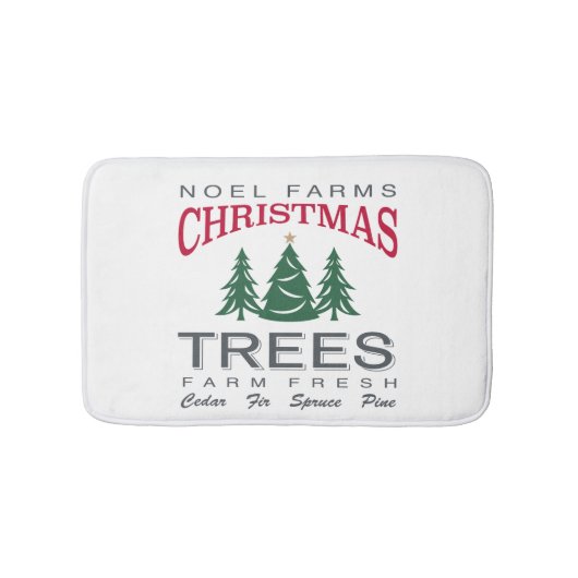 CHRISTMAS TREE FARM BADEMATTE (Vorderseite)