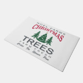 CHRISTMAS TREE FARM FUßMATTE (Schrägansicht)