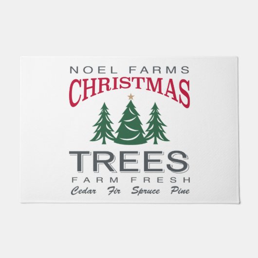 CHRISTMAS TREE FARM FUßMATTE (Vorderseite)
