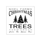 CHRISTMAS TREE FARM GUMMISTEMPEL (Prägung)