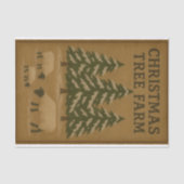 Christmas Tree Farm Seidenpapier (Vorderseite)