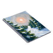 Christmas Tree Farm Watercolor Holiday Notizblock (Rechte Seite)