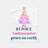 Christmas Tree Fleecedecke (Vorderseite)