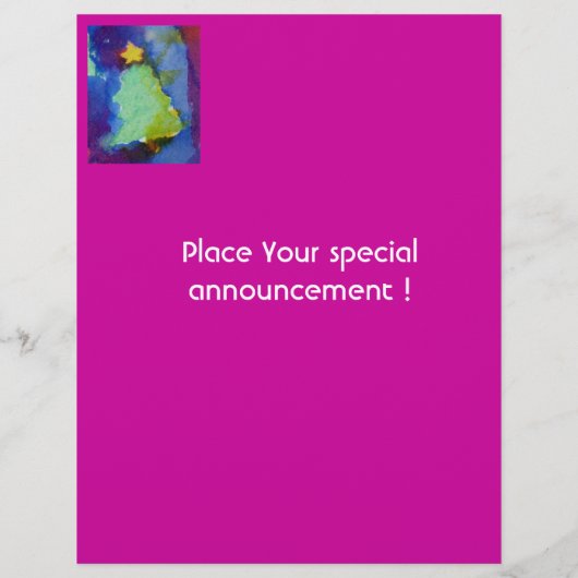 CHRISTMAS TREE FLYER (Hinten)