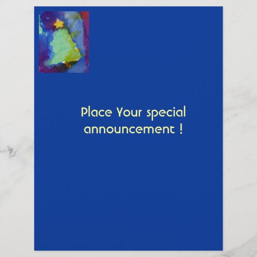 CHRISTMAS TREE FLYER (Hinten)