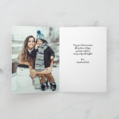 Christmas Tree Folded Photo Card Feiertagskarte (Innenseite)