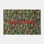 Christmas Tree Forest Whimsey Fußmatte (Vorderseite)