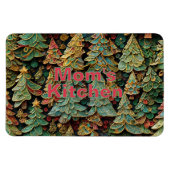 Christmas Tree Forest Whimsey Magnet (Horizontal)