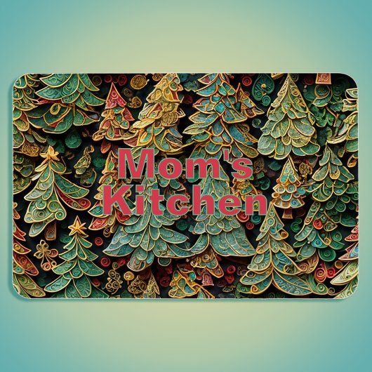 Christmas Tree Forest Whimsey Magnet