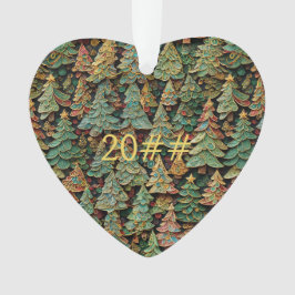 Christmas Tree Forest Whimsey Ornament