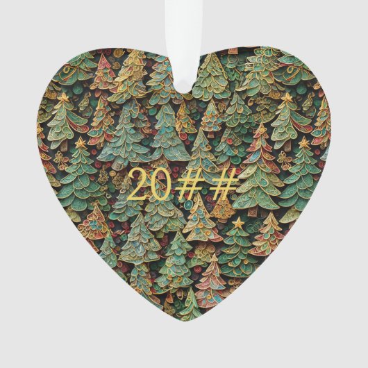 Christmas Tree Forest Whimsey Ornament (Vorderseite)