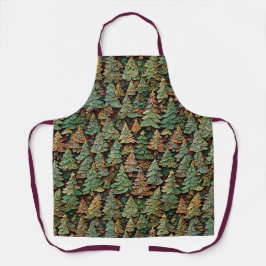 Christmas Tree Forest Whimsey Schürze