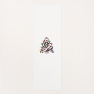 Christmas Tree French Bulldogs Frenchie French Bul Yogamatte