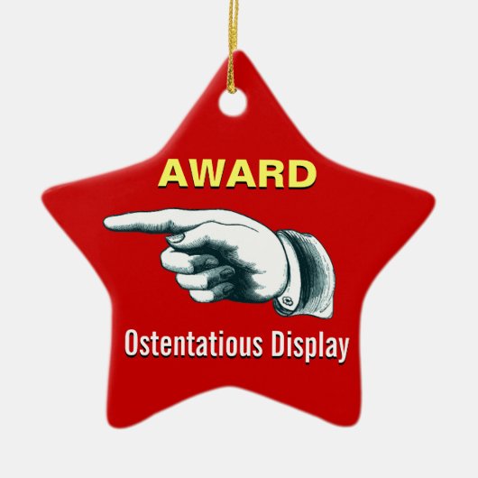 Christmas Tree Gag Gift Keramik Ornament (Vorne)