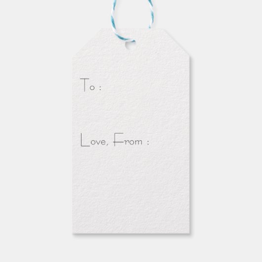 Christmas Tree Geschenkanhänger (Rückseite)