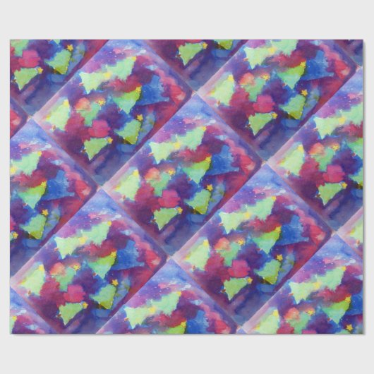 CHRISTMAS TREE GESCHENKPAPIER (Flach)