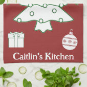 Christmas Tree Geschirrtuch (Gefaltet)