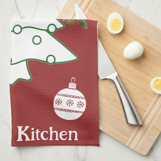 Christmas Tree Geschirrtuch (Viertel Falte)