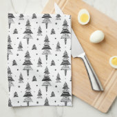 Christmas tree  geschirrtuch (Viertel Falte)