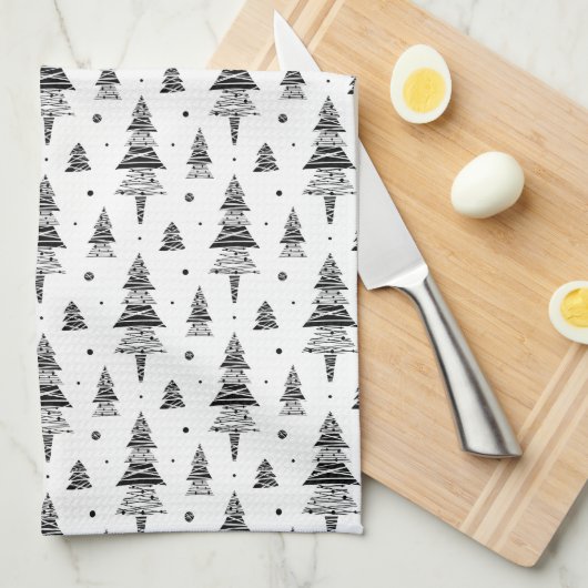 Christmas tree  geschirrtuch (Viertel Falte)