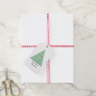 Christmas Tree Gift Tag - Customizable Geschenkanhänger